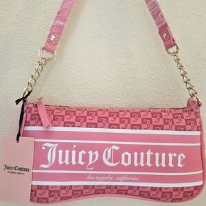 Juicy Couture Pink Lemonade Shoulder Bag NWT Y2K Logo Purse